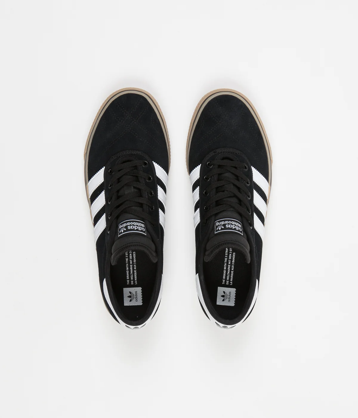 Adidas Adi-Ease Premiere Shoes - Core Black / White / Gum - Image 7