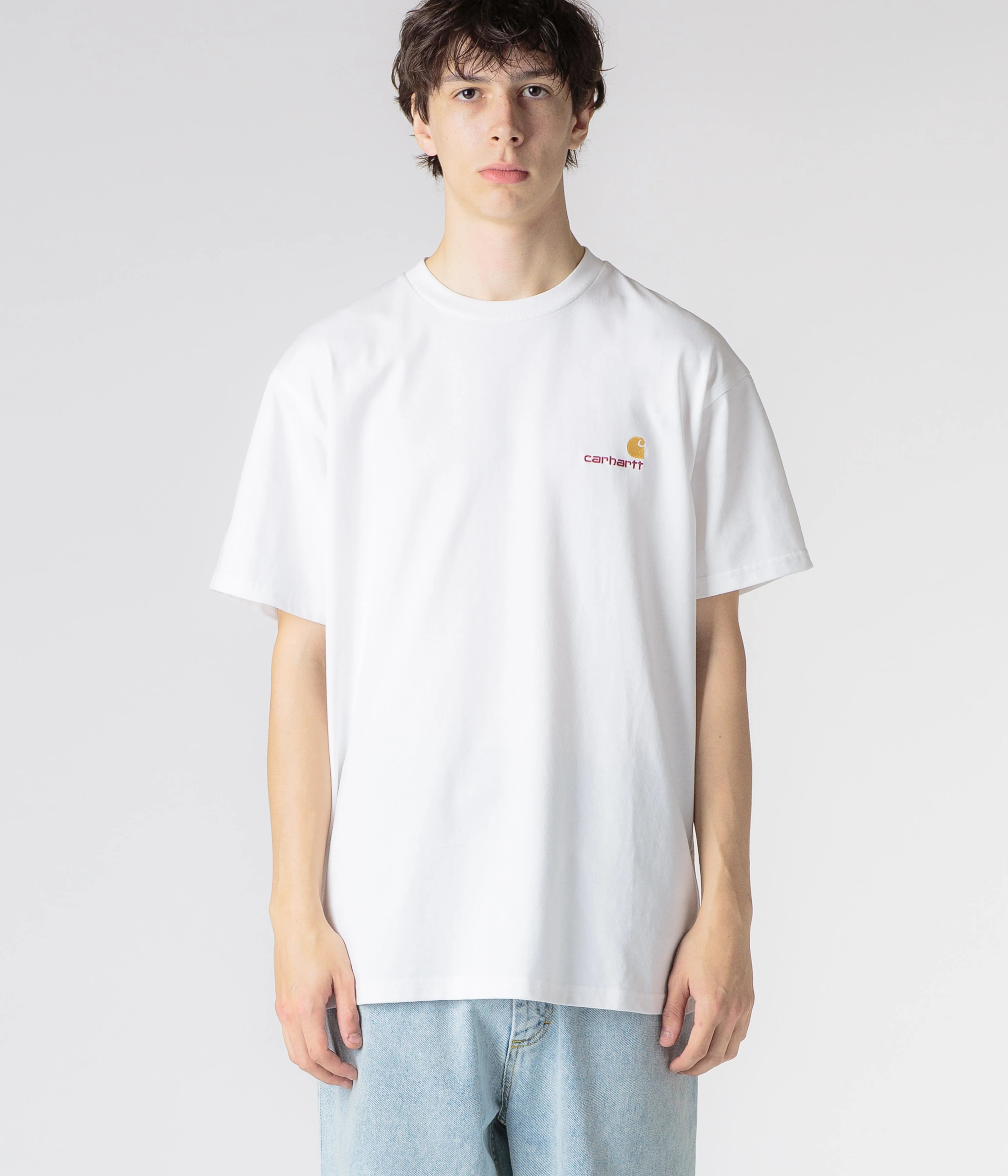 Carhartt American Script T-Shirt - White - Image 4