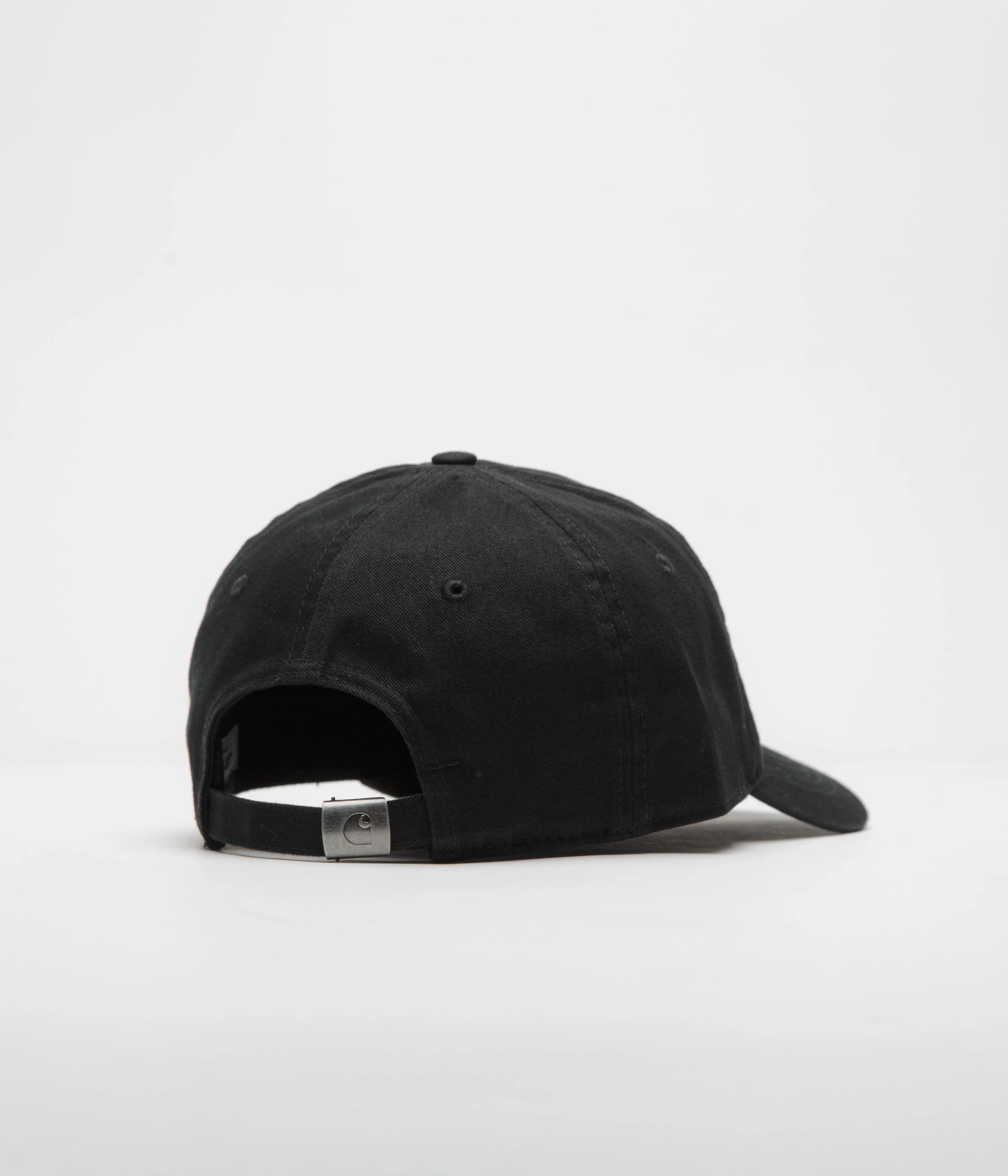 Carhartt Madison Logo Cap - Black / White / Black - Image 3