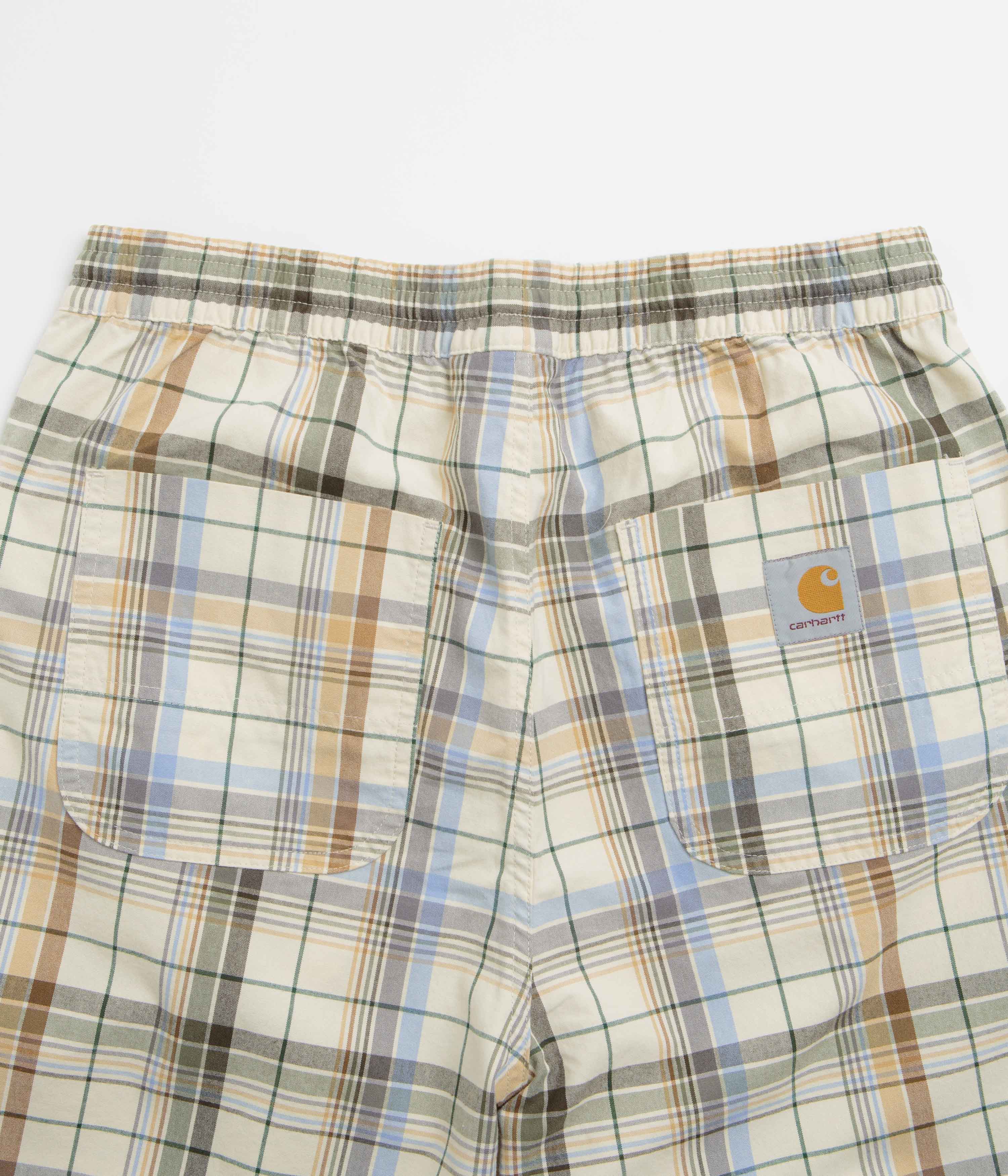 Carhartt Vilay Shorts - Vilay Check / Natural - Image 5
